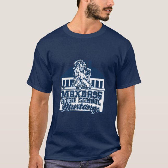 Camiseta Maxbass Mustangs School Days (Anverso)