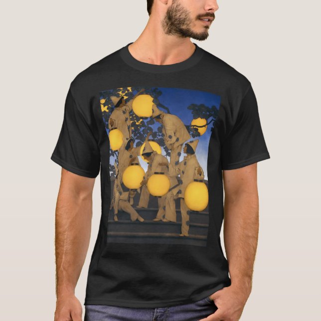 Camiseta Maxfield Parrish - La Linterna (Anverso)