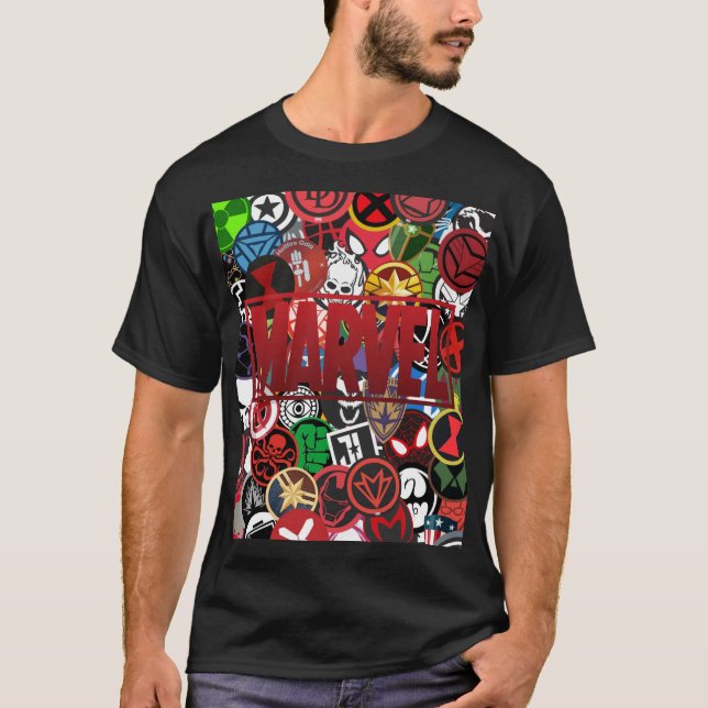 Camiseta Maximalismo de Marvel (Anverso)