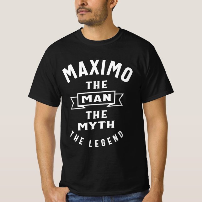 Camiseta Máximo nombre personalizado (Anverso)