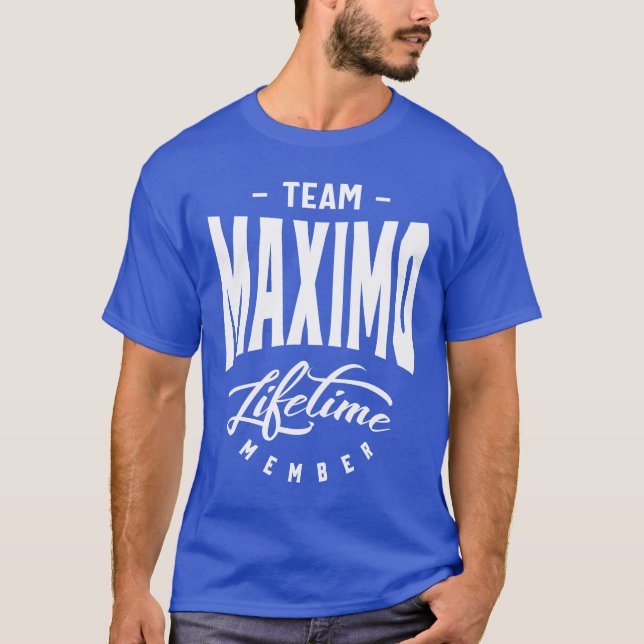 Camiseta Maximo Nombre Personalizado Regalo de cumpleaños (Anverso)