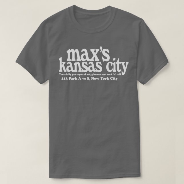 Camiseta Maxs Kansas City NYC Perfect Gift  (Diseño del anverso)