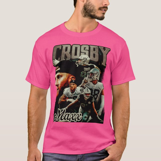 Camiseta Maxx Crosby Retro Bootleg Retro (Anverso)