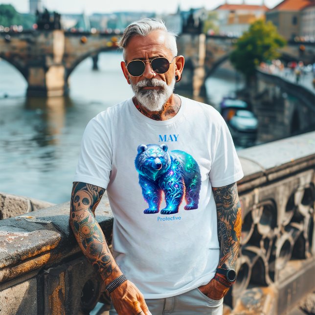 Camiseta May Birth Month Spirit Animal Bear (Subido por el creador)