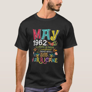 Camiseta May Chicas 1962 son Sunshine Funny 60 Años Bir
