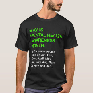 Camiseta May Es El Mes De Concienciación Sobre La Salud Men
