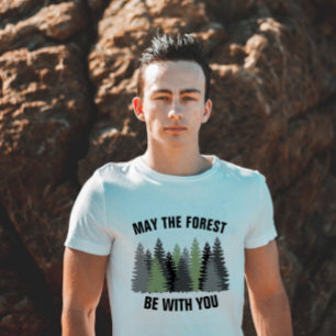 CAMISETA MAY THE FOREST BE WITH YOU HIKER T-SHIRTS