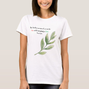 Camiseta Maya Angelou cita que ninguno de nosotros es libre