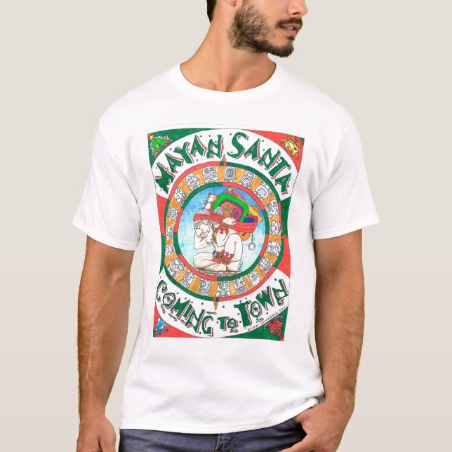 Camiseta maya de Santa (Anverso)