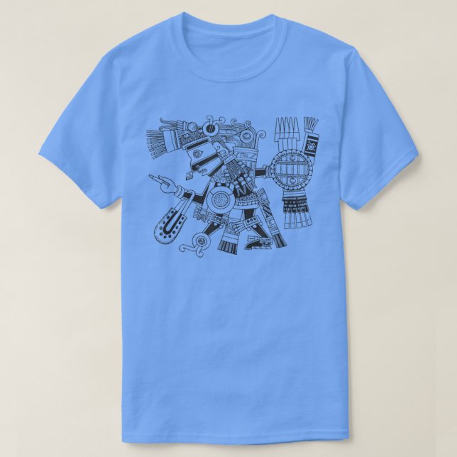Camiseta Maya patrona deity Tezcatlipoca warripoca Aztec In (Diseño del anverso)