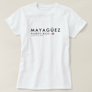 Camiseta Mayaguez Puerto Rico | Coordenadas Tee