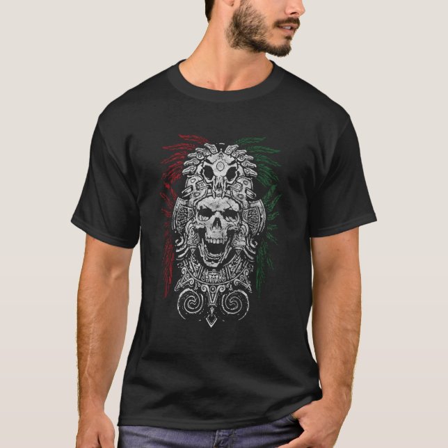 Camiseta Mayas Calavera Az (Anverso)