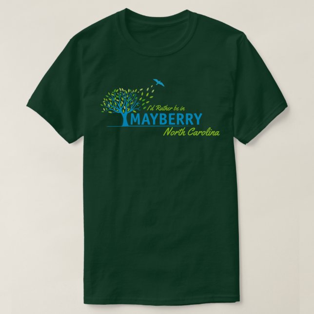 Camiseta Mayberry North olina de Andy Griffith Show (Diseño del anverso)