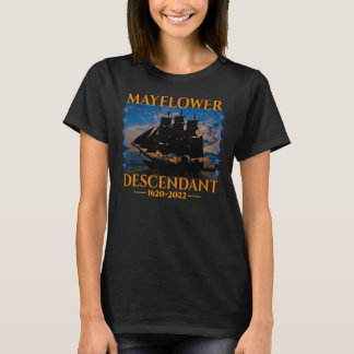 Camiseta Mayflower Descendant 402 años 2022 Buque Mayflower