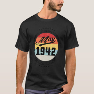 Camiseta Mayo 1942 80 cumpleaños 80 años de ser legendario