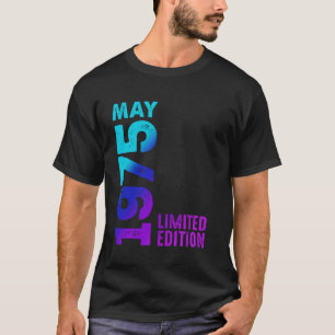 Camiseta Mayo 1975 Año 1975 Retro 1975 Edición Limitada Vin