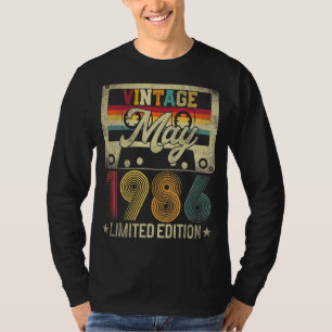 Camiseta Mayo 1986 36º cumpleaños 36 años