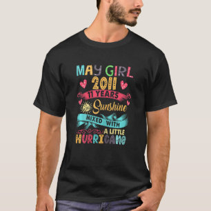 Camiseta Mayo Chica 2011 11 años de edad Sunshine Cumpleaño