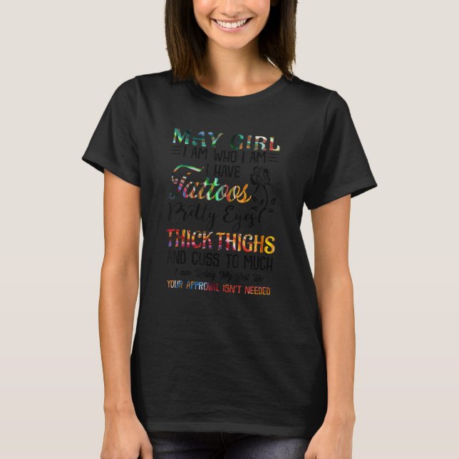Camiseta Mayo Chica Tattoos Bonitos ojos Thick Thighs Horos (Anverso)