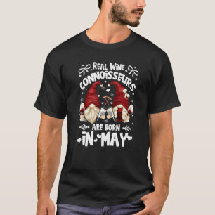 Camiseta Mayo Cumpleaños Gnomes Para Mujeres Que Aman Beber