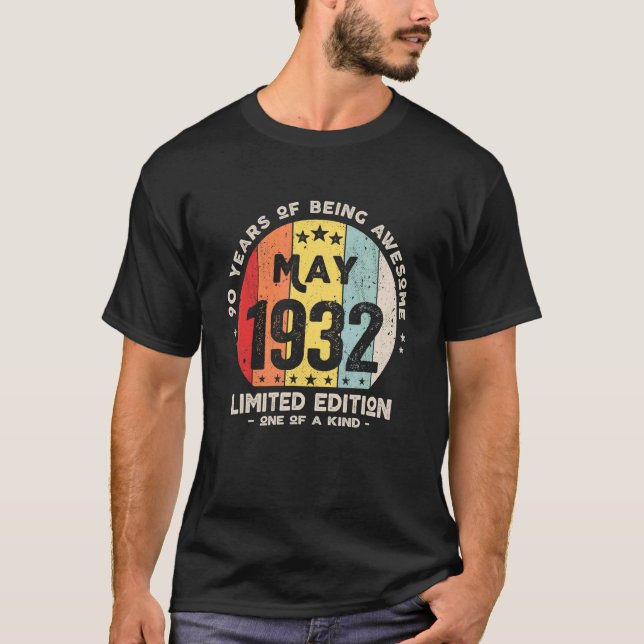 Camiseta Mayo de 1932, 90 años (Anverso)