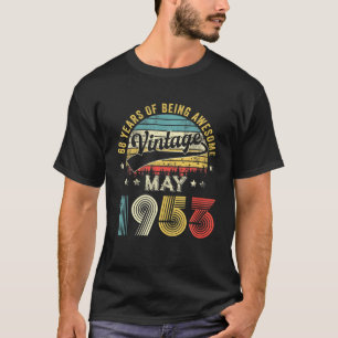 Camiseta Mayo De 1953 Edición Limitada Retro 68º Regalos De