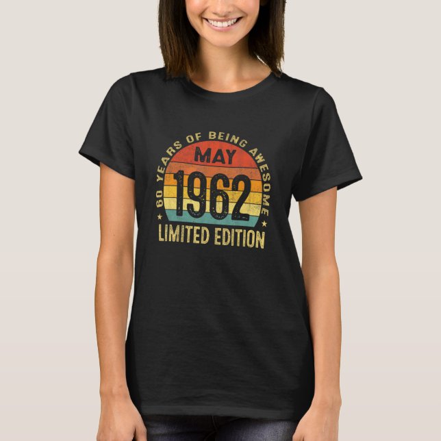 Camiseta Mayo de 1962, 60 años (Anverso)