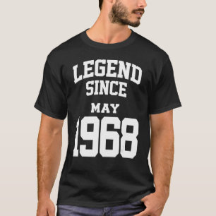 Camiseta Mayo de 1968 55ª leyenda de cumpleaños de 55 años