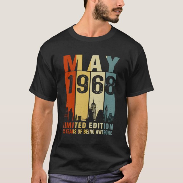 Camiseta Mayo De 1968 55 Años De Asombro (Anverso)