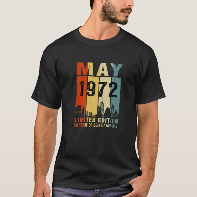 Camiseta Mayo De 1972 Edición Limitada 50 Años De Ser Incre (Anverso)