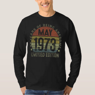 Camiseta Mayo de 1973 Edición 49 Cumpleaños