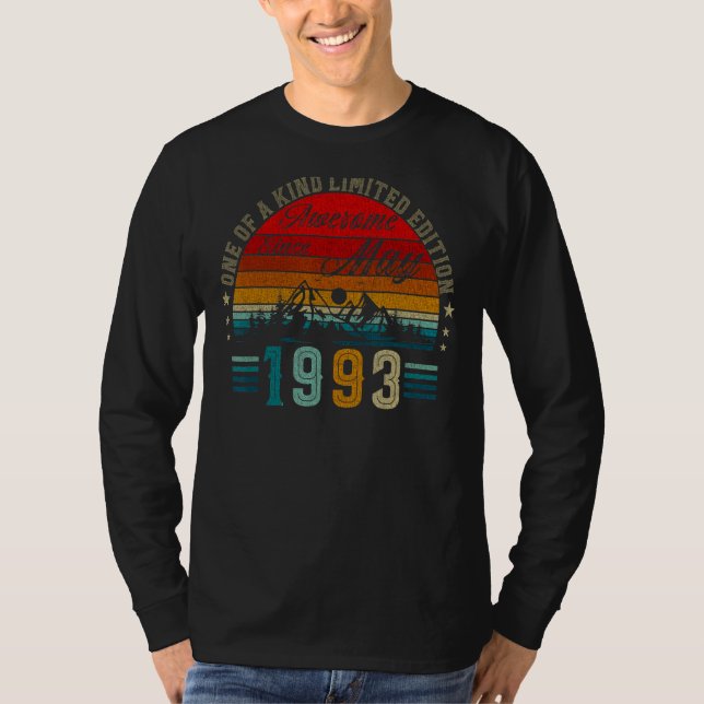 Camiseta Mayo de 1993, 29 años (Anverso)