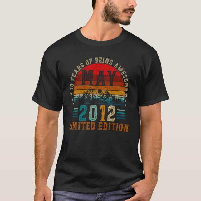 Camiseta Mayo de 2012, 10 años (Anverso)