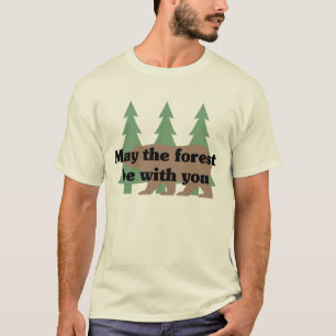 Camiseta Mayo el bosque esté con usted