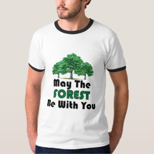 Camiseta Mayo el bosque esté con usted