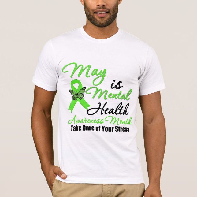 Camiseta Mayo es mes de la conciencia de la salud mental (Anverso)