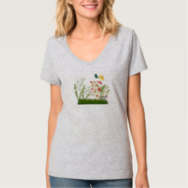 Camiseta Mayo flores de nacimiento y piedra