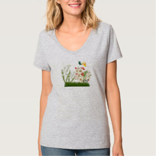 Camiseta Mayo flores de nacimiento y piedra