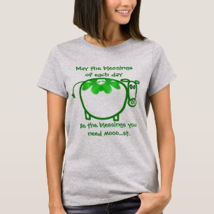 Camiseta Mayo las bendiciones de cada día granjero de lácte