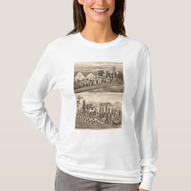 Camiseta Mayo, residencias de Horton, granja (Anverso)