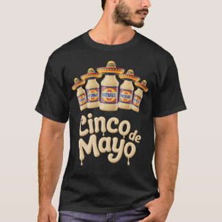 Camiseta Mayonesa De Cinco De Mayo Sombrero Divertido Mexic