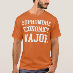Camiseta Mayor economía del Sophomore