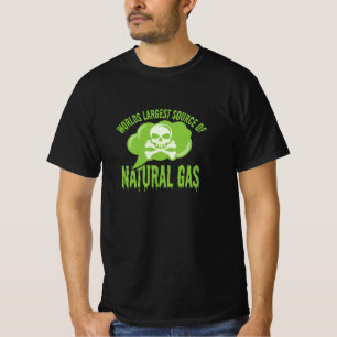 Camiseta Mayor fuente mundial de gas natural