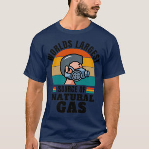 Camiseta mayor fuente mundial de gas natural 14