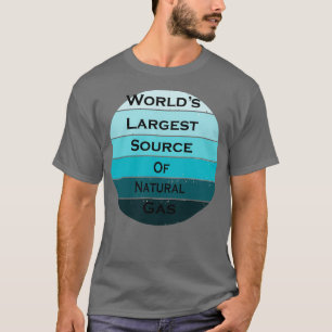 Camiseta mayor fuente mundial de gas natural 16