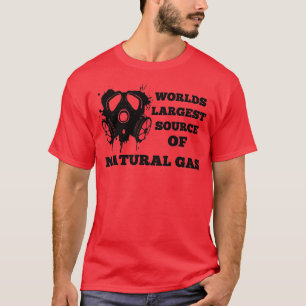 Camiseta mayor fuente mundial de gas natural 33