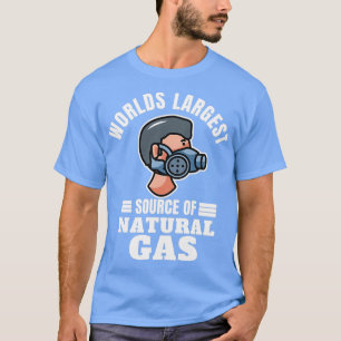 Camiseta mayor fuente mundial de gas natural 35