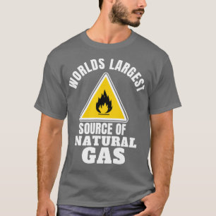 Camiseta mayor fuente mundial de gas natural 7
