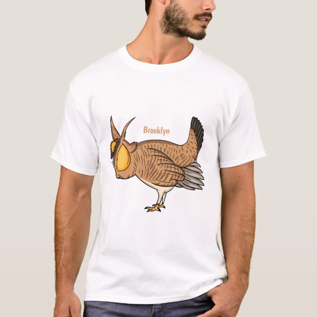 Camiseta Mayor ilustracion de personalizado de pollo de pra (Anverso)