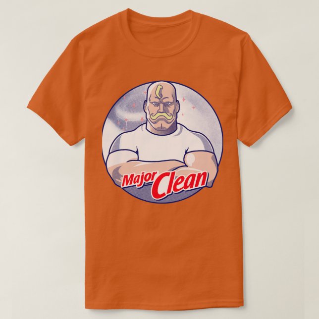 Camiseta Mayor limpieza (Diseño del anverso)